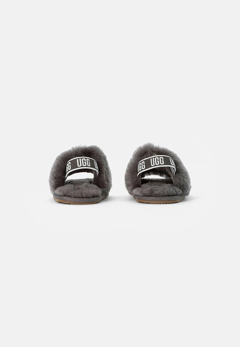 Ugg FLUFF YEAH SLIDE AND LOVEY - Riemensandalette - Charcoal 3 Ugg FLUFF YEAH SLIDE AND LOVEY - Riemensandalette - Charcoal – Bild 3