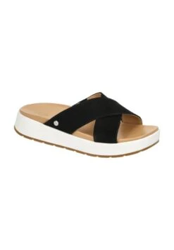 Ugg EMILY - Pantolette Flach - Black -Ugg 0f34e774437b4f1183457e9071843e90