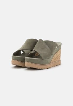 Ugg ABBOT SLIDE - Pantolette Hoch - Moss Green -Ugg 22d82e9f3acd4b3f9a79a29135b02dfa