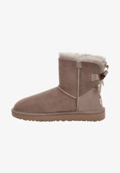 Ugg MINI BAILEY BOW - Stiefelette - Caramel