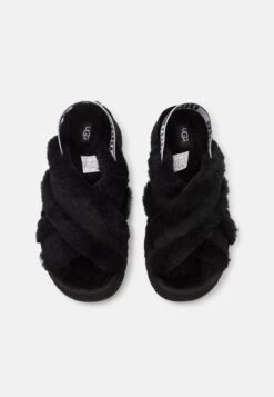 Ugg DISCO CROSS SLIDE - Hausschuh - Black -Ugg 3f2ae806acf9473ba131e7495dda6313