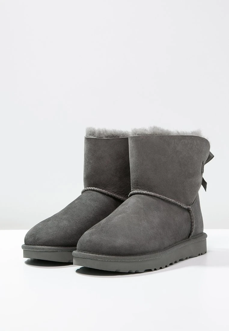 Ugg MINI BAILEY BOW - Stiefelette - Grey 4 Ugg MINI BAILEY BOW - Stiefelette - Grey – Bild 4