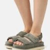 Ugg GOLDENSTAR - Plateausandalette - Moss Green