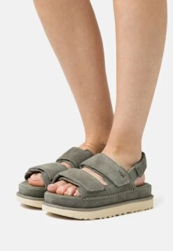 Ugg GOLDENSTAR - Plateausandalette - Moss Green