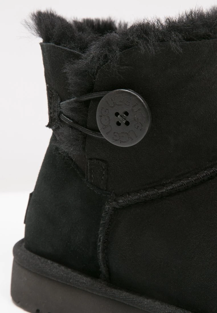 Ugg MINI BAILEY BUTTON - Ankle Boot - Black 3 Ugg MINI BAILEY BUTTON - Ankle Boot - Black – Bild 3