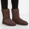 Ugg CLASSIC SHORT - Stiefelette - Chocolate