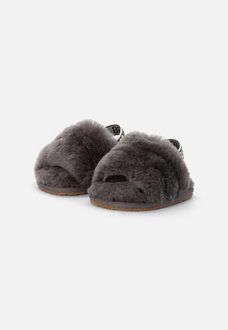 Ugg FLUFF YEAH SLIDE AND LOVEY - Riemensandalette - Charcoal 2 Ugg FLUFF YEAH SLIDE AND LOVEY - Riemensandalette - Charcoal – Bild 2