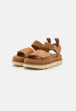 Ugg GOLDENSTAR - Plateausandalette - Chestnut -Ugg 9ea7755c830c4f23814b175527b55f4e