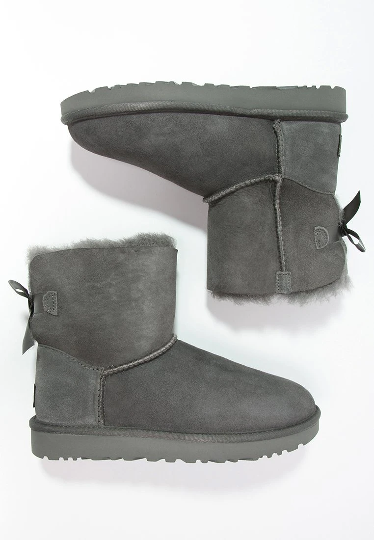 Ugg MINI BAILEY BOW - Stiefelette - Grey 3 Ugg MINI BAILEY BOW - Stiefelette - Grey – Bild 3