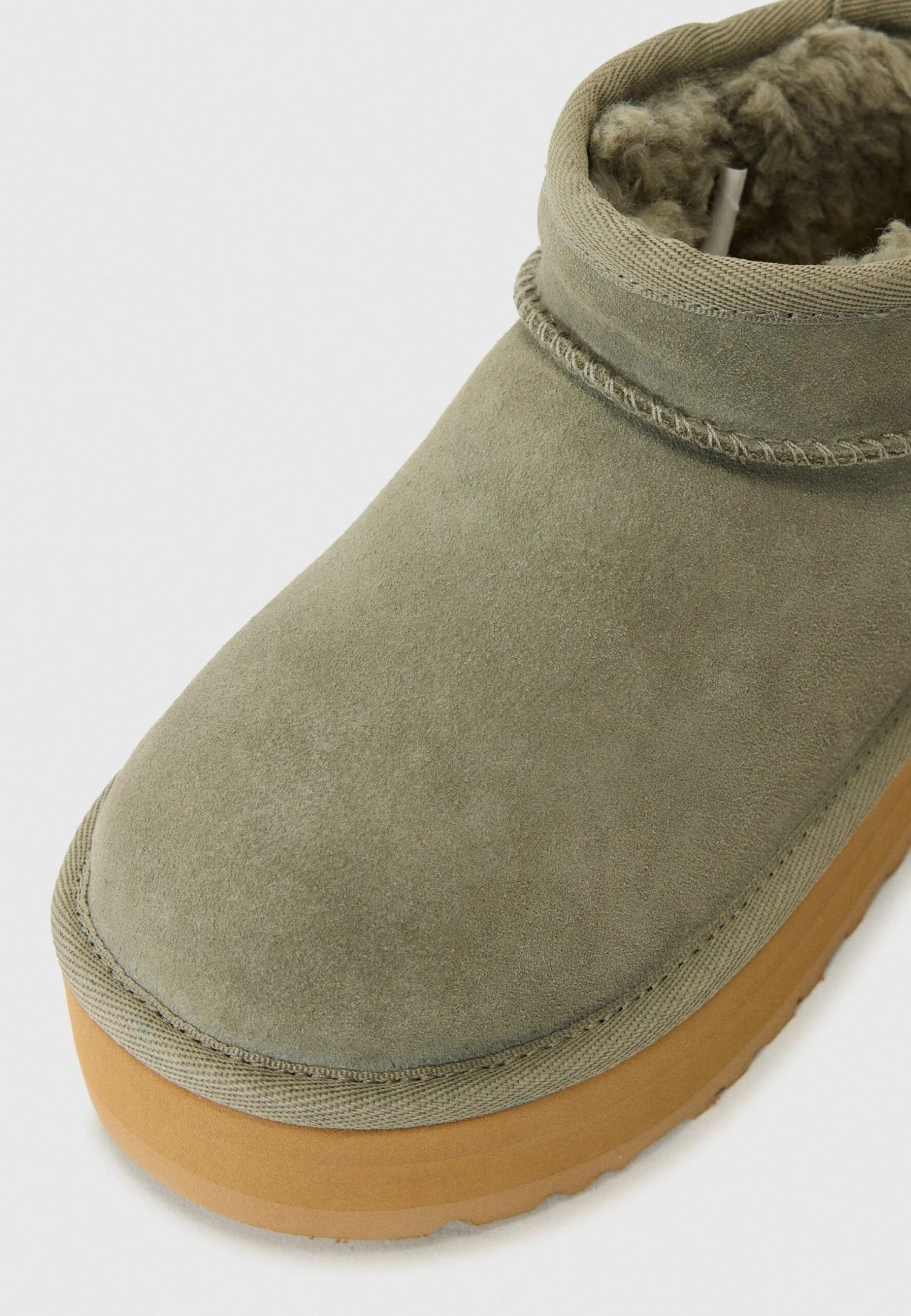 Ugg CLASSIC ULTRA MINI UNISEX - Stiefelette - Moss Green 6 Ugg CLASSIC ULTRA MINI UNISEX - Stiefelette - Moss Green – Bild 6