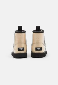 Ugg CLASSIC CLEAR MINI II - Gummistiefel - Natural/black -Ugg b5afeb81517a49fd8aaa895983cd3ec8