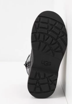 Ugg ROBLEY GLITTER - Schnürstiefelette - Black -Ugg bf9bf32a9bc145e3a9e244722b367c7a