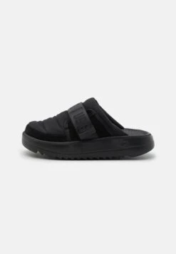 Ugg MAXXER STRAP SLIDE - Pantolette Flach - Black