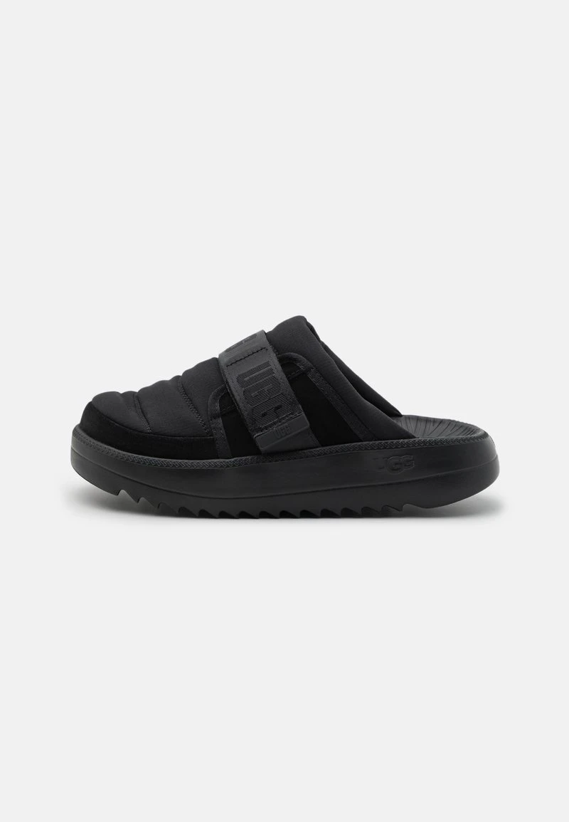 Ugg MAXXER STRAP SLIDE - Pantolette Flach - Black 1 Ugg MAXXER STRAP SLIDE - Pantolette Flach - Black