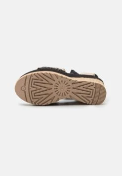 Ugg ABBOT ANKLE WRAP - High Heel Sandalette - Black -Ugg caa0243c566a4838b03ff92d498ff388