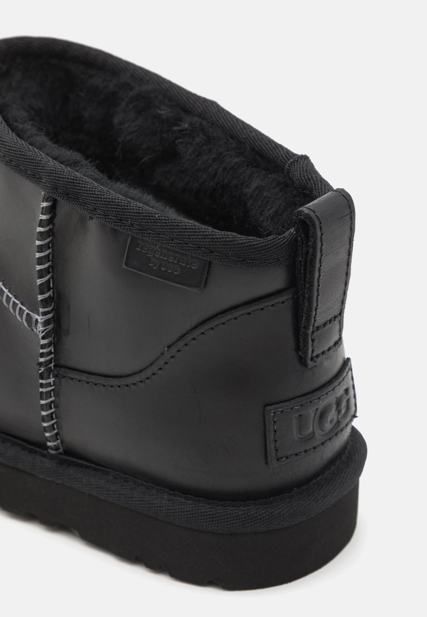 Ugg CLASSIC ULTRA MINI - Classic Ankle Boots - Black 6 Ugg CLASSIC ULTRA MINI - Classic Ankle Boots - Black – Bild 6