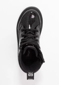 Ugg ROBLEY GLITTER - Schnürstiefelette - Black -Ugg cd8c5092efc94c27b12033ab547937ec