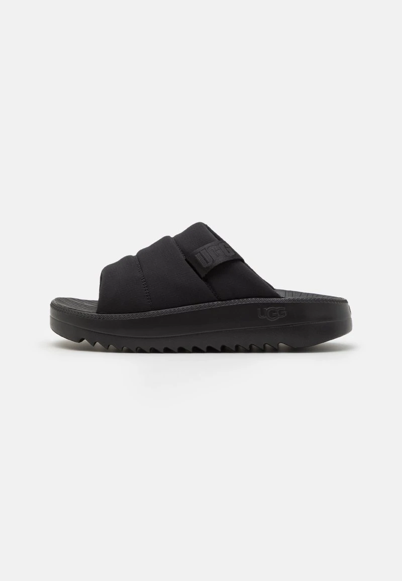 Ugg MAXXER SLIDE - Pantolette Flach - Black 1 Ugg MAXXER SLIDE - Pantolette Flach - Black