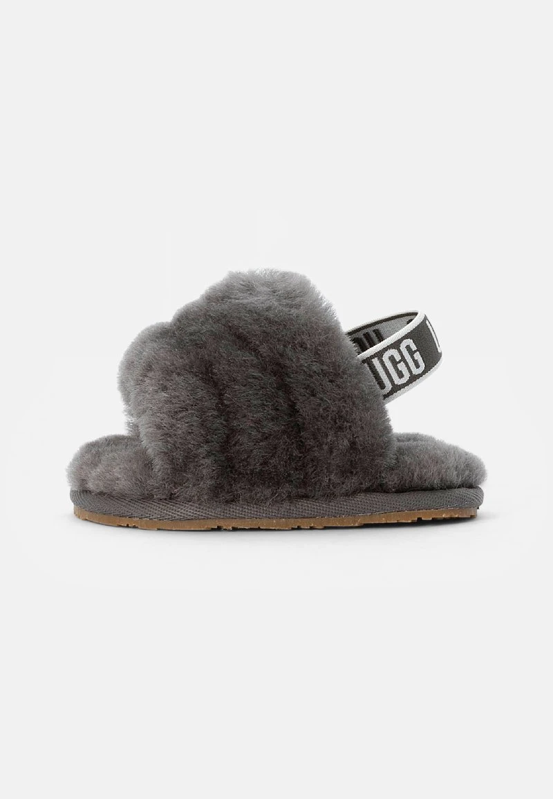 Ugg FLUFF YEAH SLIDE AND LOVEY - Riemensandalette - Charcoal 1 Ugg FLUFF YEAH SLIDE AND LOVEY - Riemensandalette - Charcoal