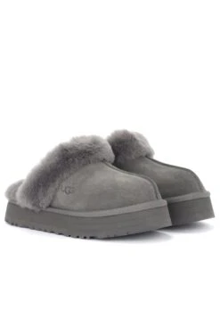 UGG DISQUETTE - Hausschuh - Grigio -Ugg f1d3a09077974415a091a4dd5bba83fb
