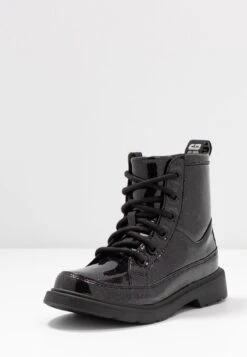 Ugg ROBLEY GLITTER - Schnürstiefelette - Black -Ugg f8257528b369498dacf22714fcfd07fd