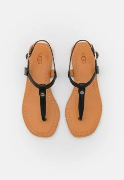 Ugg MADEENA - Zehentrenner - Black -Ugg feffb1b62f6d442fb5a13151efd1e044