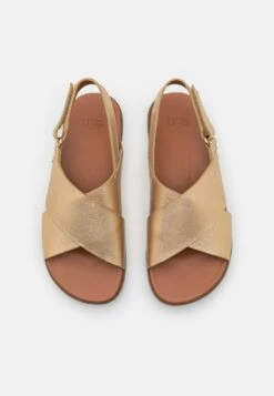 Ugg SOLIVAN SLINGBACK - Riemensandalette - Pale Gold Metallic -Ugg ff164655975f4557b5f813bcc12b1d66
